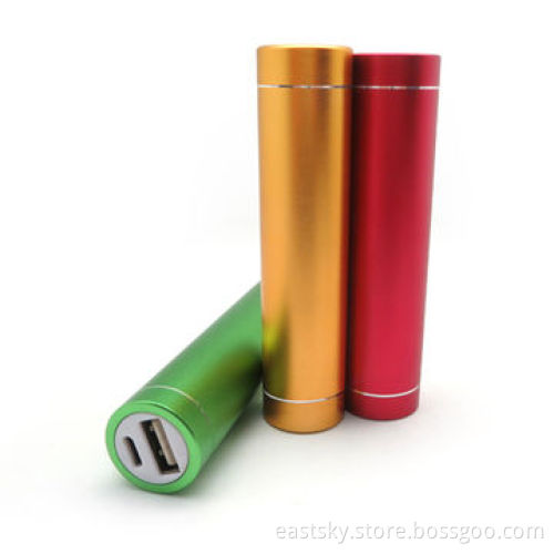 Aluminum power bank external battery charger, stylish, compact, portable and fashionable design